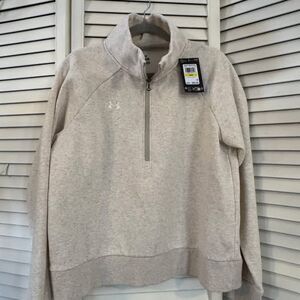 Under Armour Women's Rival Fleece 1/2 Zip Med